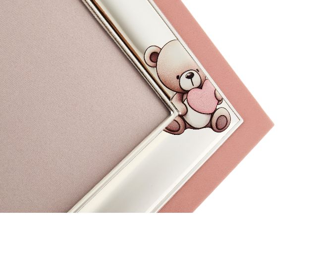 Photo Album Teddy Bear With Heart Pink Selezione Zanolli 188469 445735852ra