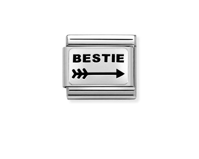Freccia bestie composable acciaio e argento