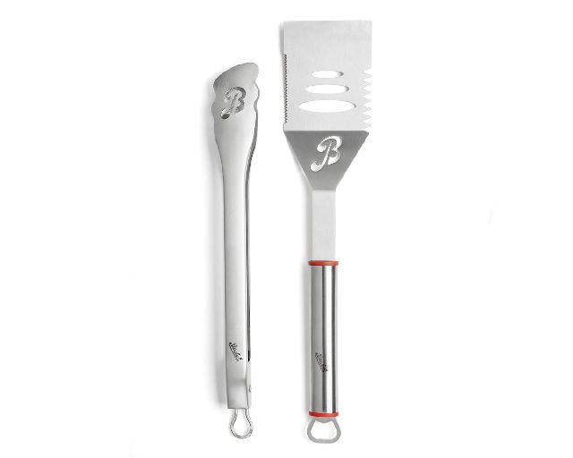 Set barbeque acciaio 2 pezzi