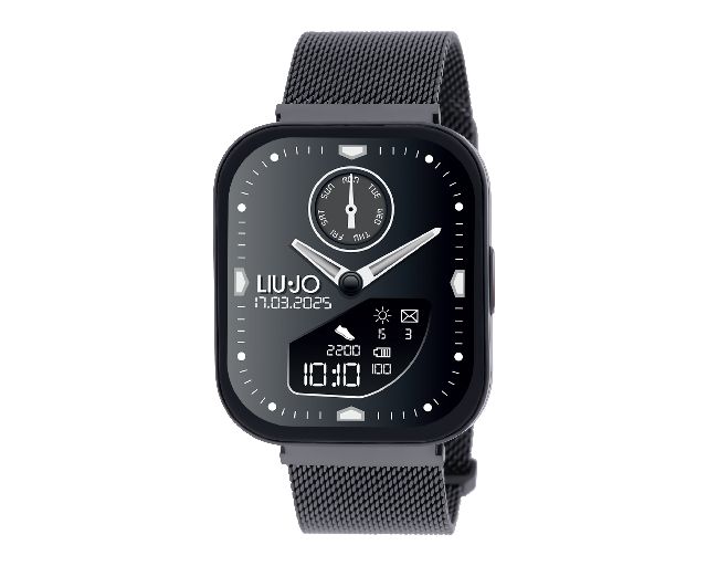 Smartwatch donna voice curved nero