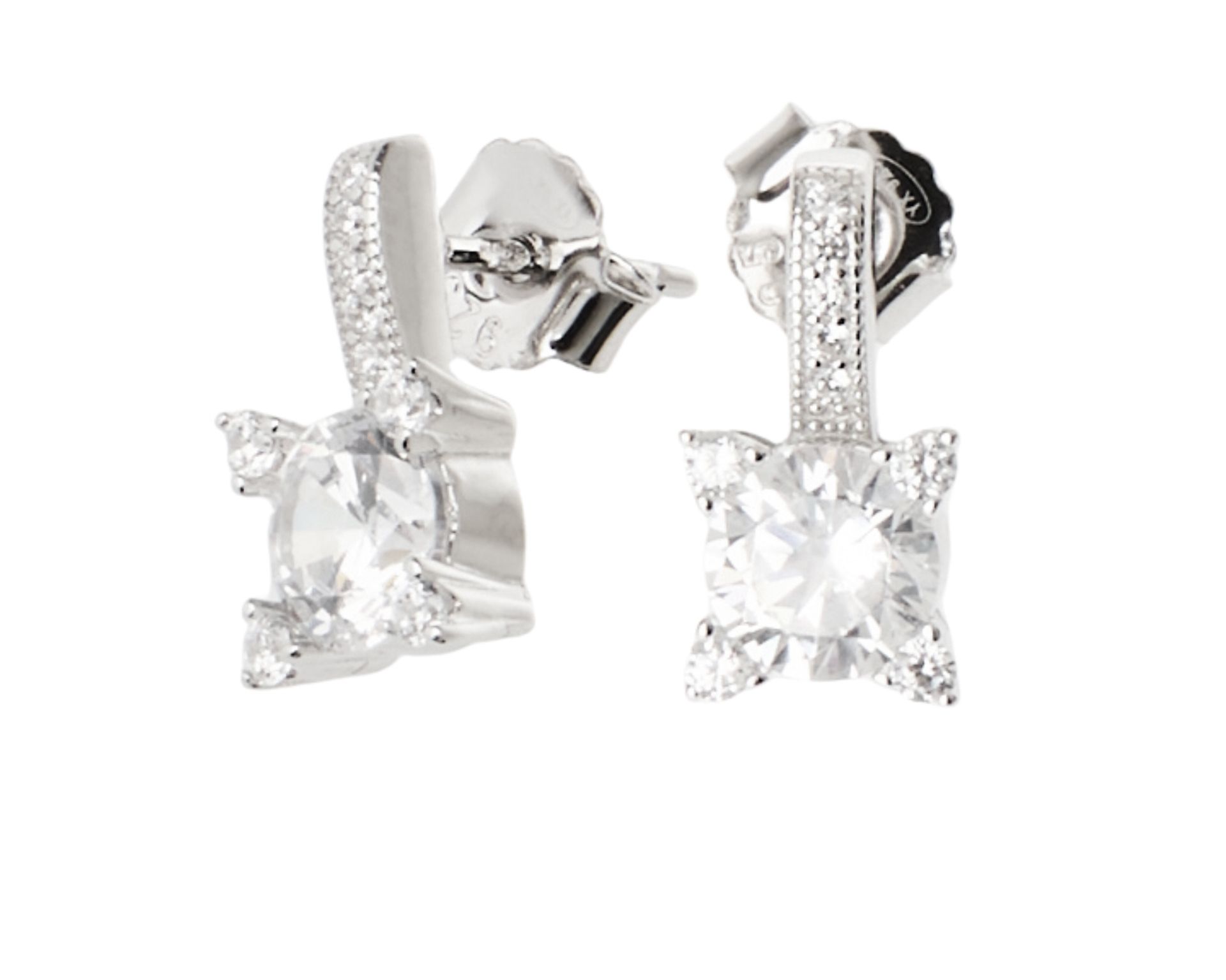 Earrings Silver With Zircons Sovrani 181444 814j9536