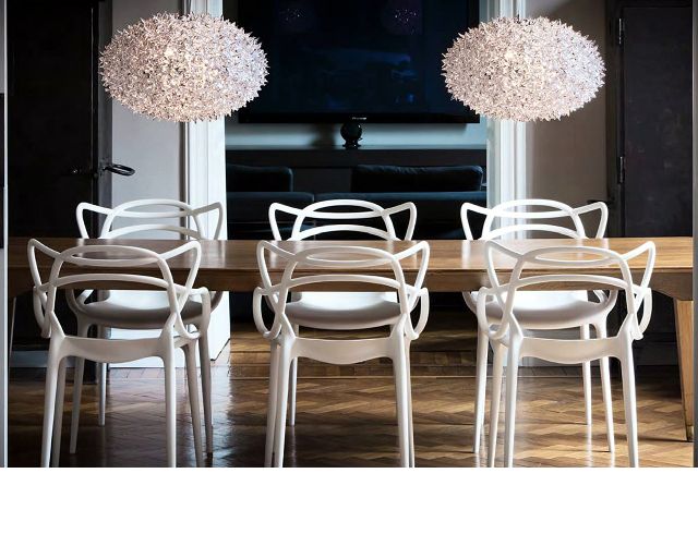 Lampada Sospensione Bloom Trasparente Kartell 148336 90609265b4