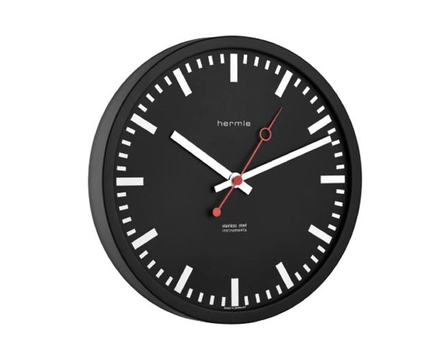 Wall Clock Steel Hermle 190654 888he3047174200
