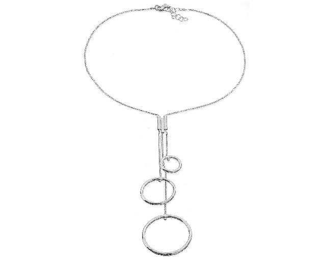 Collana sinuosa argento