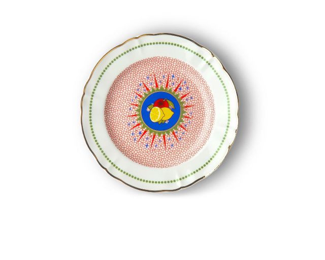 Fruit plate bel paese porcelain