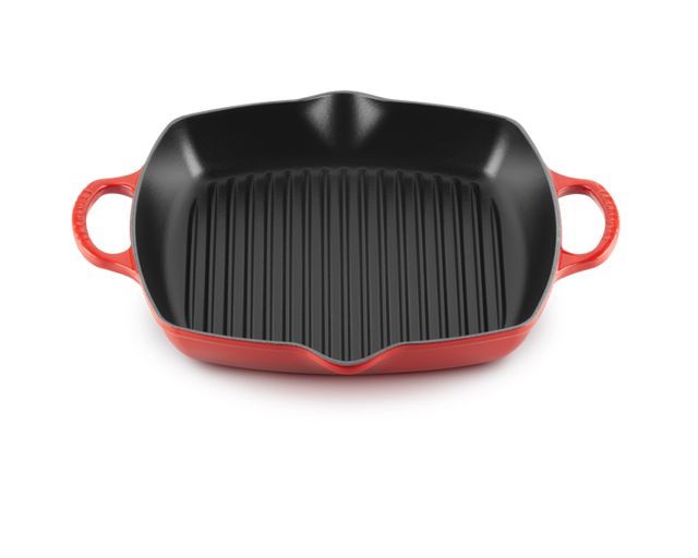 Grill Quadrato Profondo Evolution Ghisa Ciliegia Le Creuset 176882 892gev3030ci