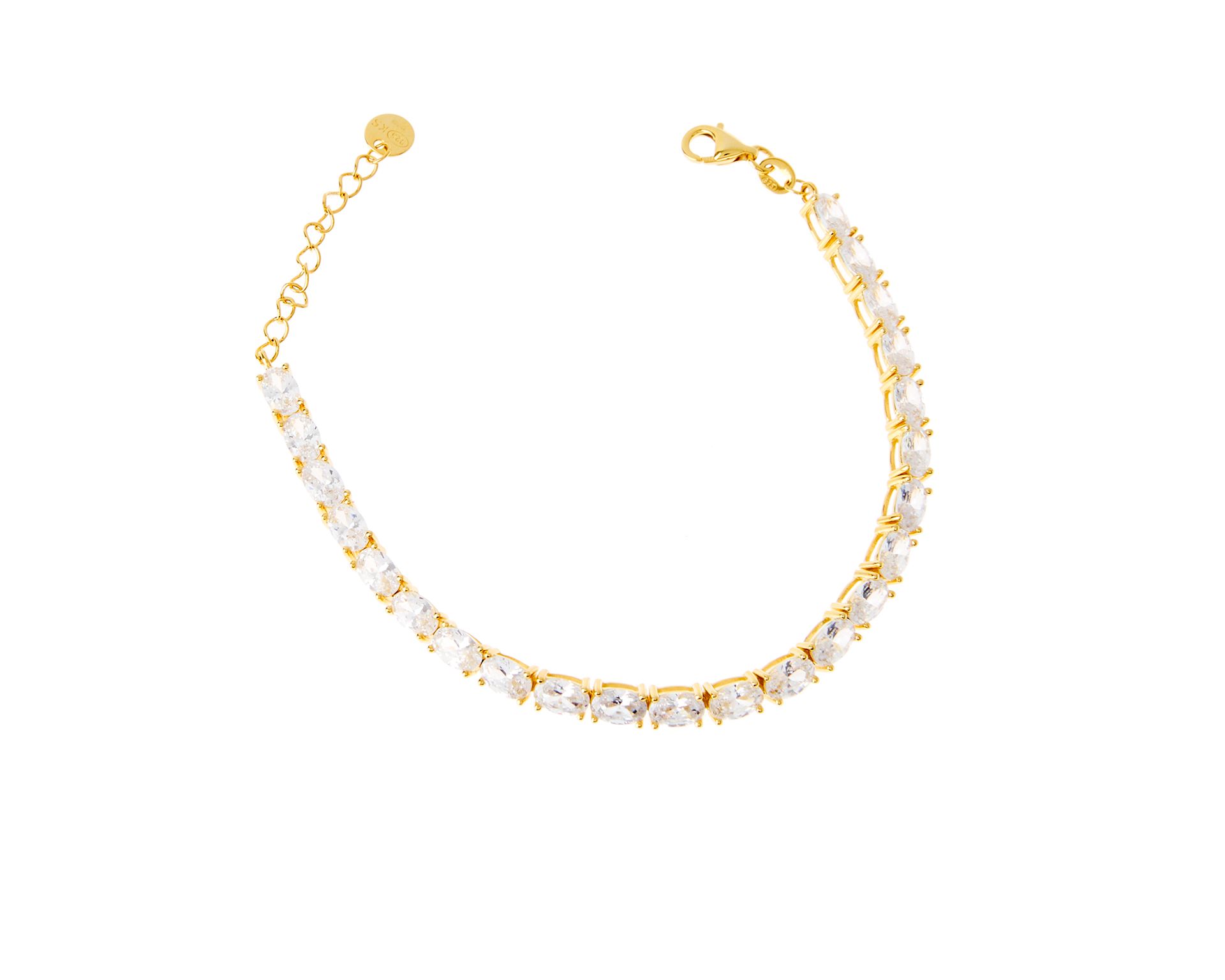 Bracciale Argento Con Finitura Oro E Cubic Zirconia Sovrani 182043 814j9404