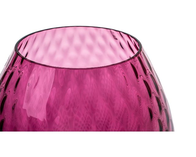 Vaso Portacandela Macrame Xl Vetro Di Murano Color Rubino Nasonmoretti 174261 843macramexlub