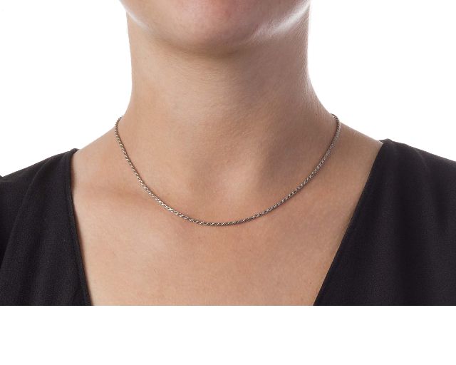 Catenina torciglione argento