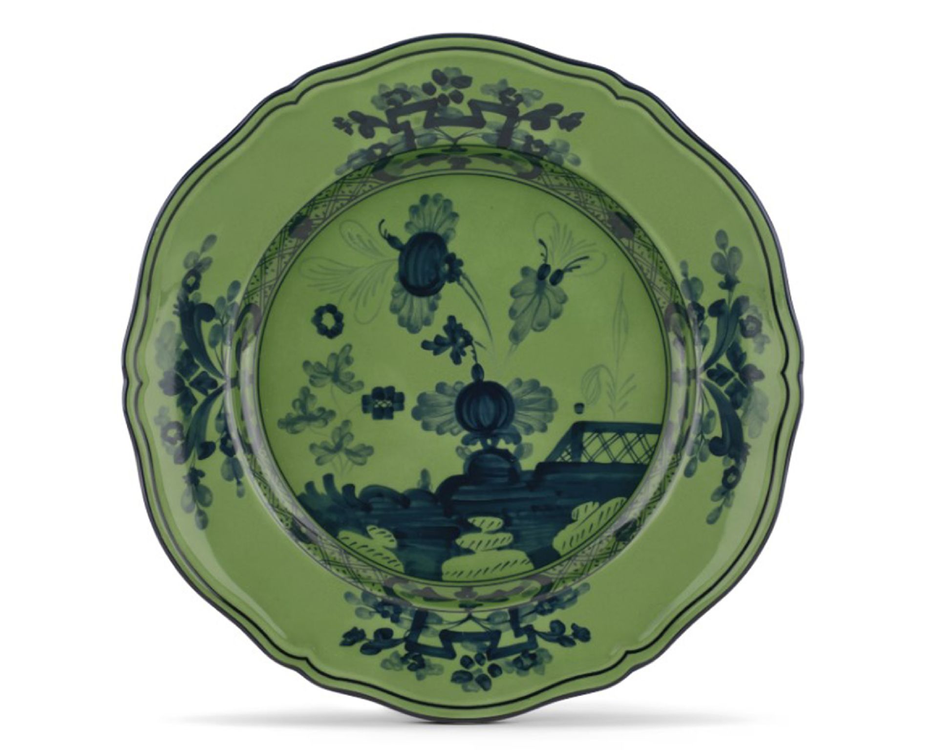 Round Tray Oriente Italiano Malachi Porcelain Richard Ginori 180437 F00300vs2100310a57