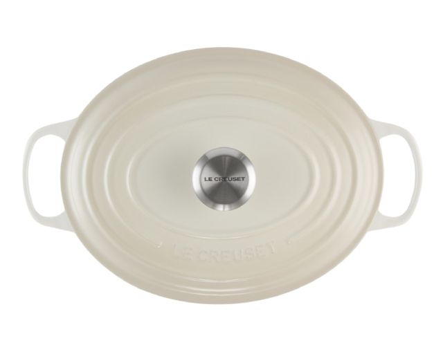 Oval Cocotte Evolution Cast Iron Meringue Le Creuset