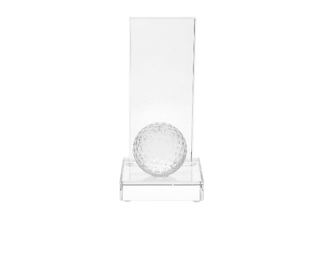 Trophy golf crystal
