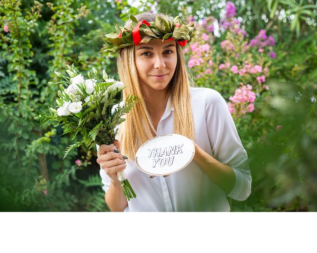 Bomboniera Laurea Piattino La Tavola Scomposta Thank You Porcellana Con Ciuffo Portaconfetti Bitossi Home 166033 954ftb00003hx