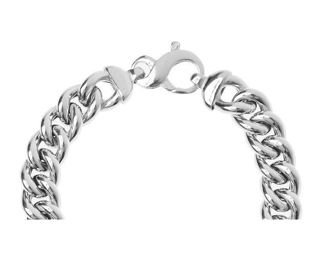 Bracciale Argento A Maglia Grumette Bombata Selezione Zanolli 177406 935d5086bk0753r