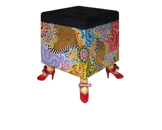 Drag cube dipinto a mano