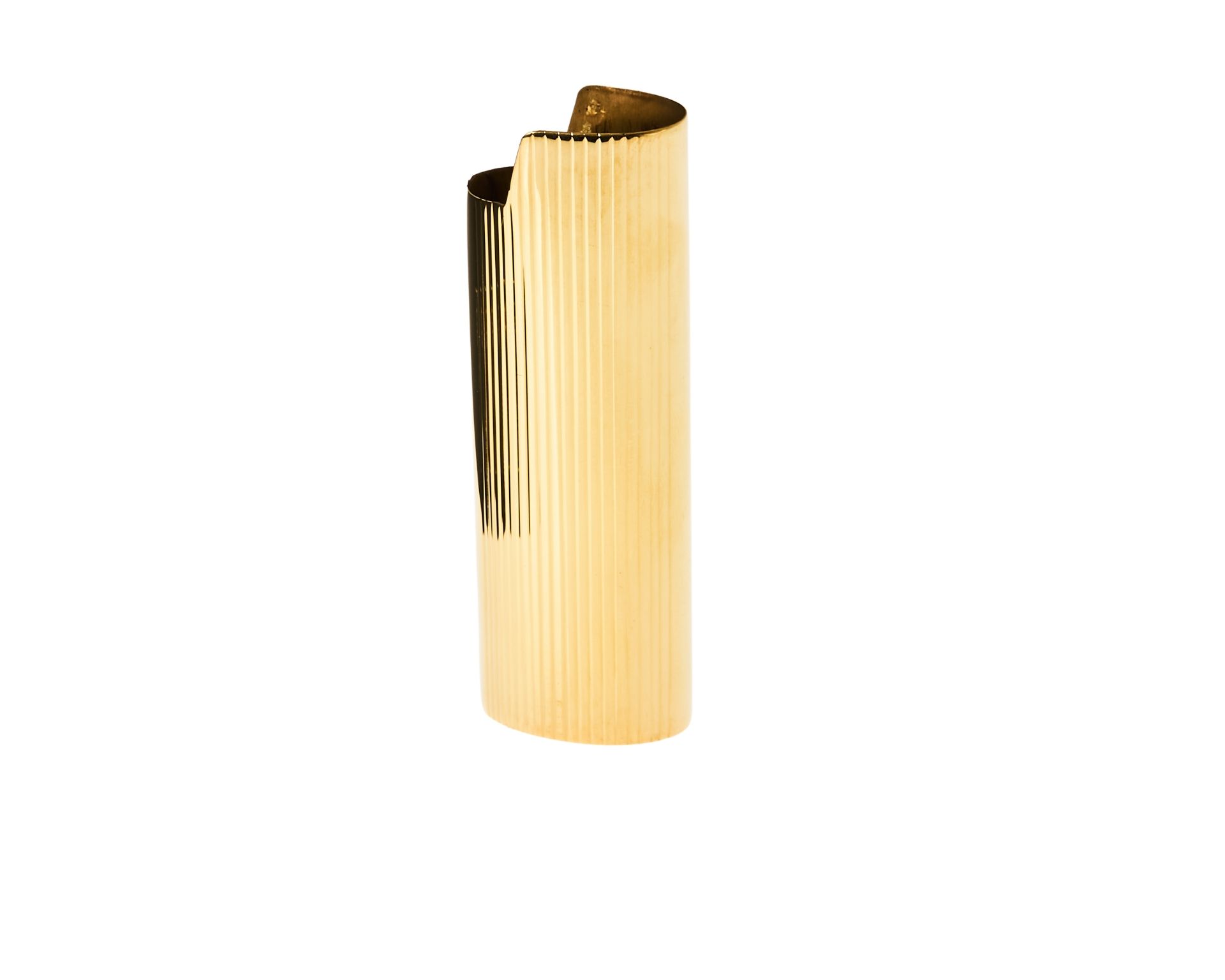Lighter Holder Silver Golden Stripe Selezione Zanolli 181579 5435776o