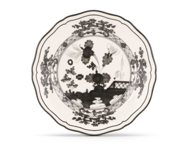 Bread plate oriente italiano azalea porcelain