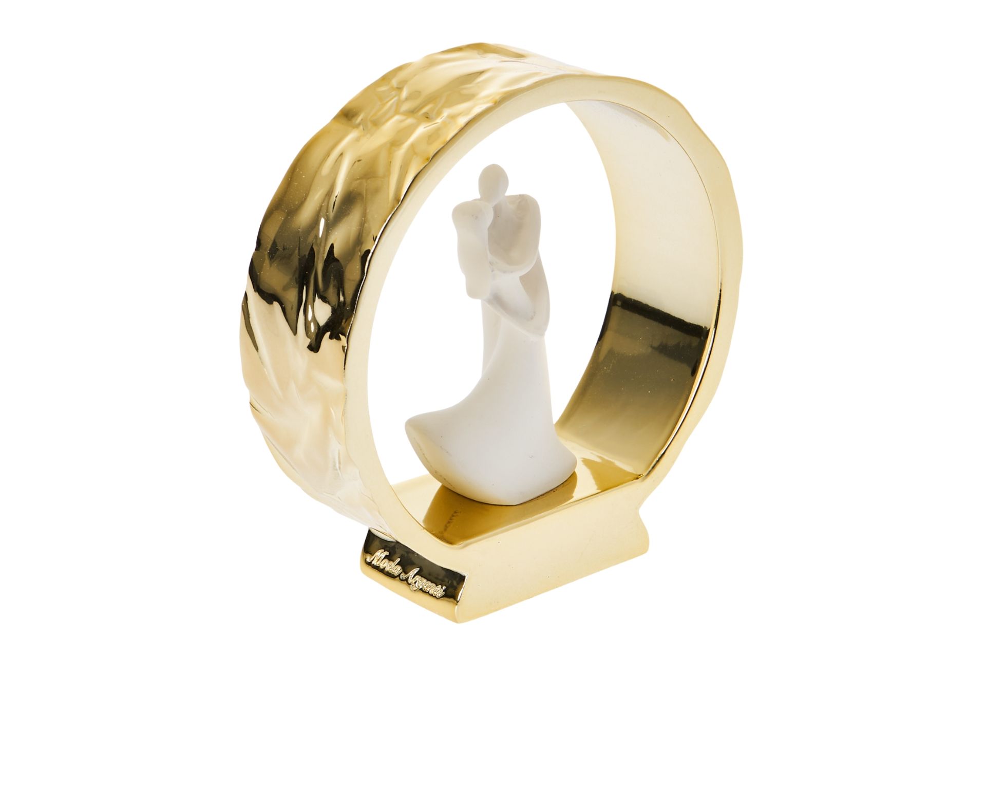 Statuina Coppia Sposi Anello Oro Selezione Zanolli 187500 941ma7026orob