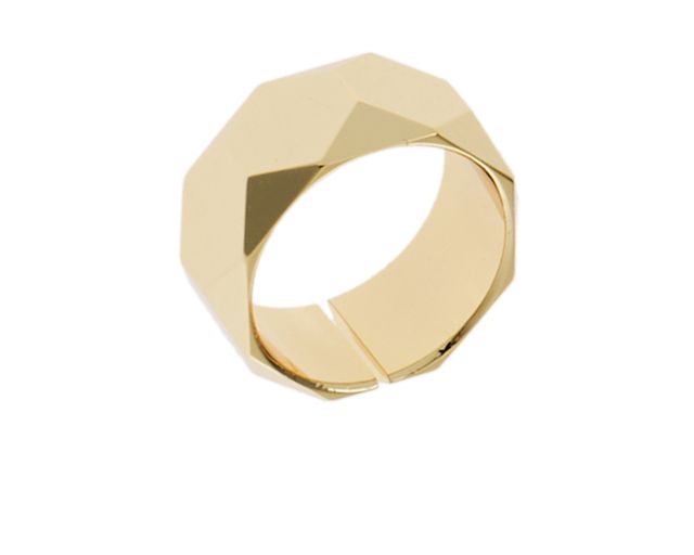Ring classica in gilded bronze