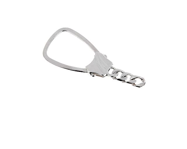 Fascetta argento con catena