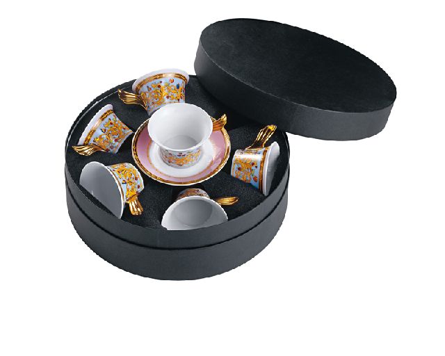Set tazze the le jardin porcellana con piattini 6 pezzi