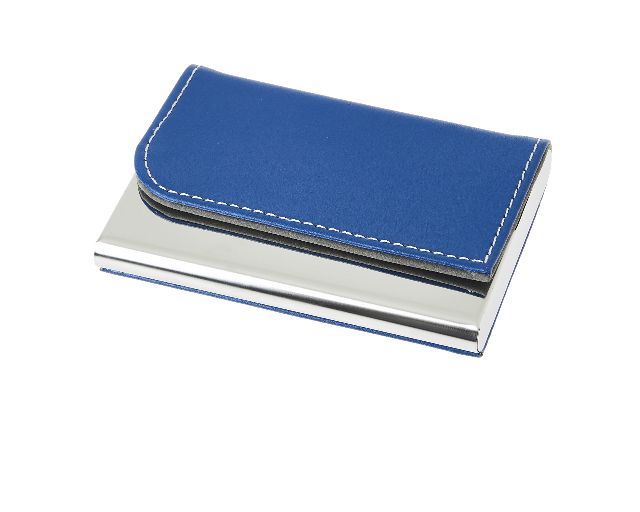 Business card holder blue