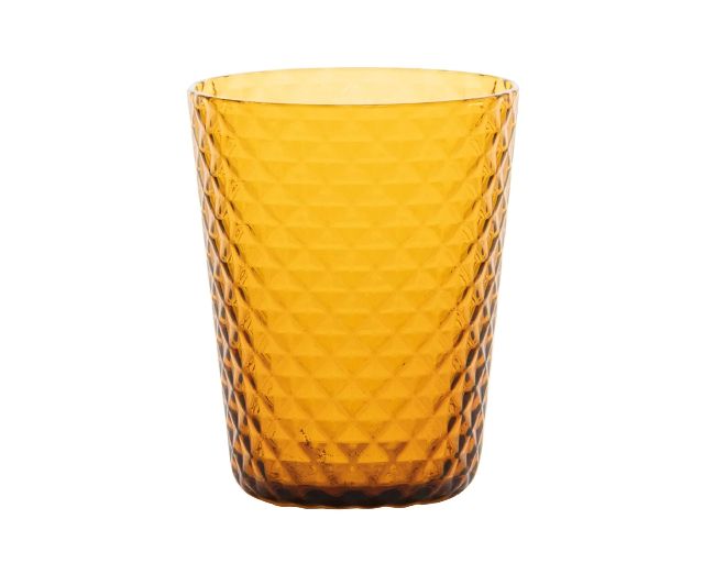 Bicchiere tumbler isolano ambra