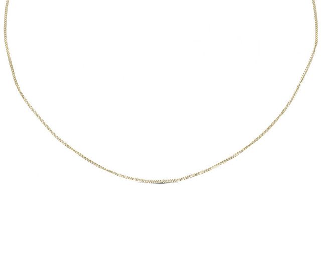 Collana oro 9 kt a maglia grumette