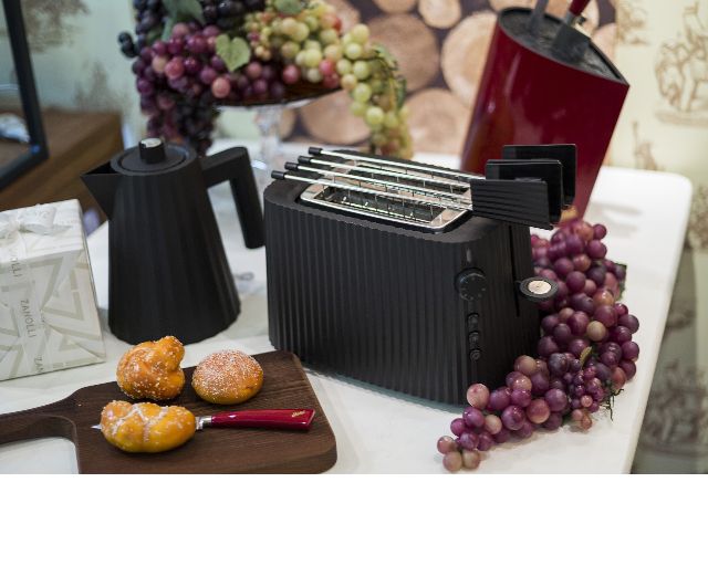 Tostapane Plisse Nero Alessi 166217 902mdl08b