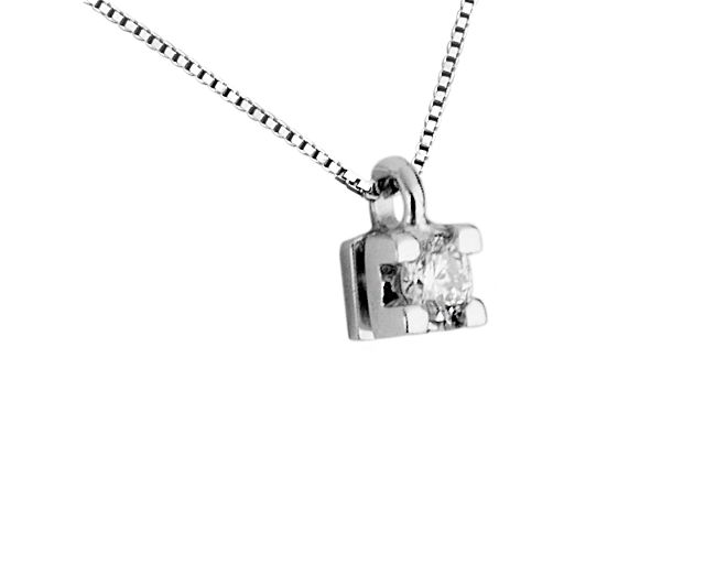 Necklace gold 750‰ with diamond