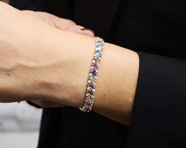 Bracciale Argento Con Zirconi Multicolor Sovrani 190122 814j9428