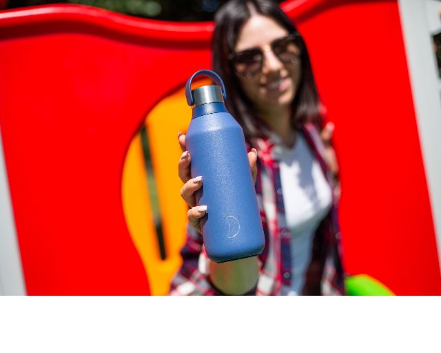 Bottiglia Termica Acciaio Blu Balena Chillys Bottles 168256 944b500s2wblu