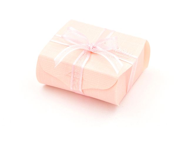 Scatola per bomboniera couvette rosa