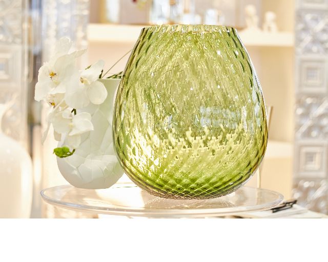 Vaso Portacandela Macrame Xxl Vetro Di Murano Color Verde Soraya Nasonmoretti 174264 843macramexxlvsb