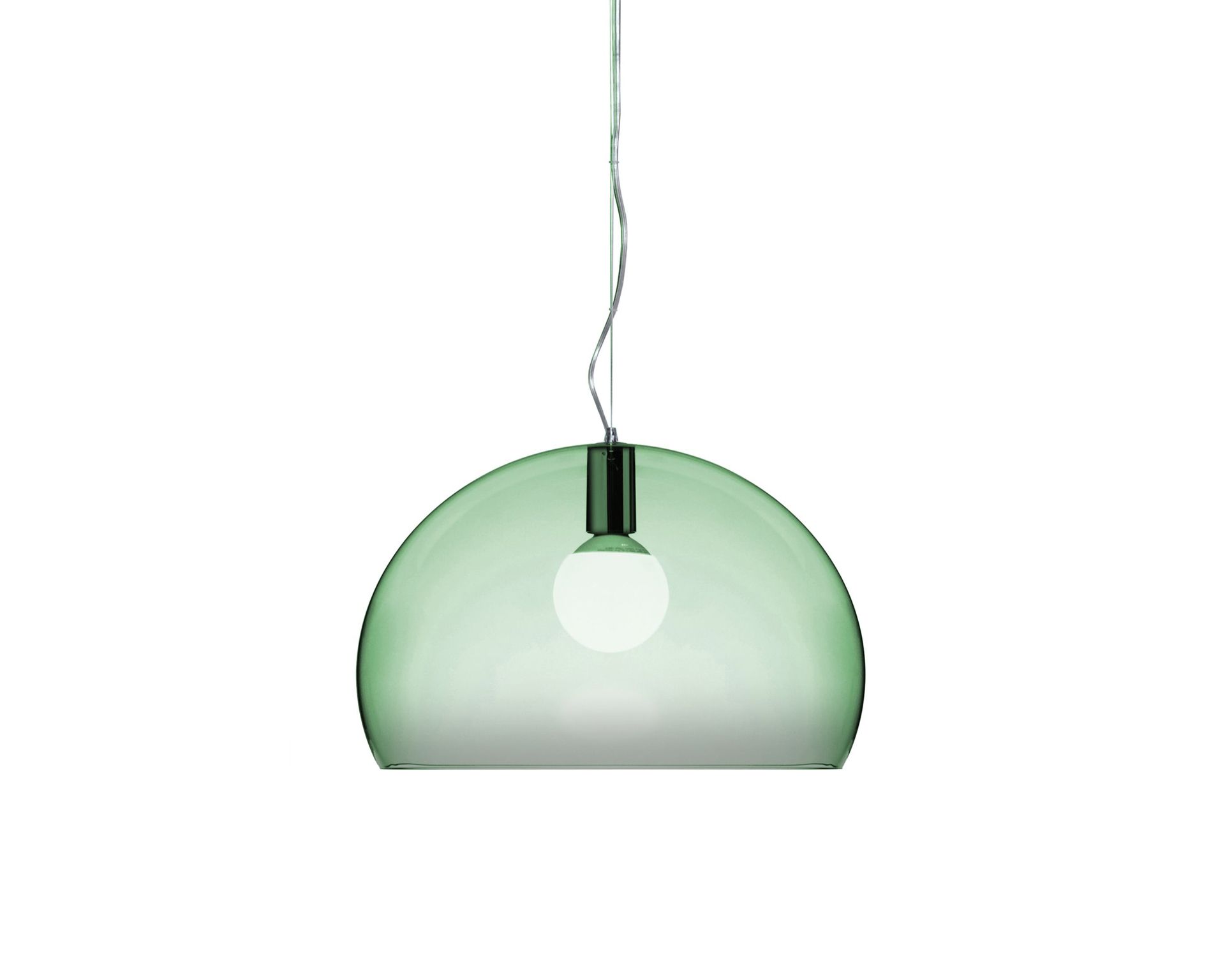 Lampada Sospensione Fly Colore Verde Salvia Kartell 142514 90609030k9