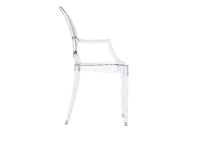 Chair Lou Lou Ghost Transparent And Heart Kartell