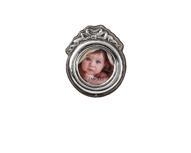 Picture frame nastrino silver round