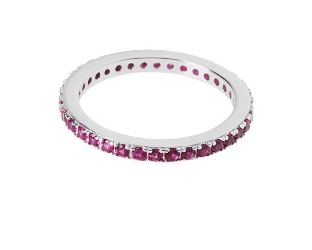 Anello Luce Argento Con Zirconi Rubino Sovrani 178605 814j6516m12