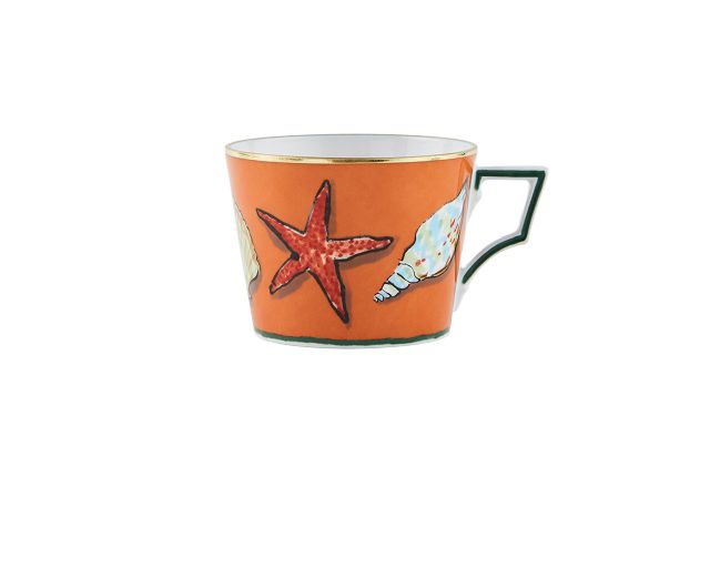 Tea Cup Set Il Viaggio Di Nettuno Porcelain 2 Pieces With Saucer Richard Ginori 161775 F10100x9178genb40