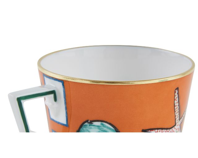 Tea Cup Set Il Viaggio Di Nettuno Porcelain 2 Pieces With Saucer Richard Ginori 161775 F10100x9178genb40