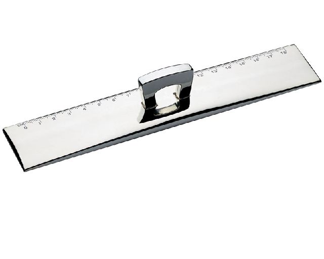 Righello jumbo silver plated 18 cm