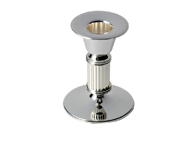 Candlestick silver plated low