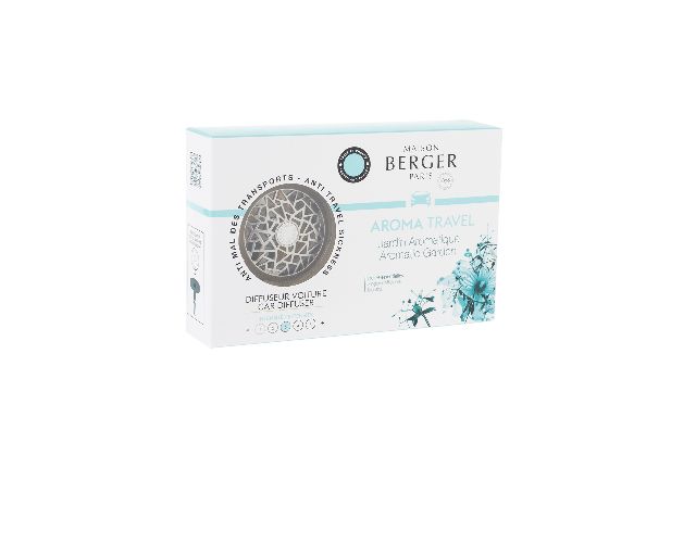 Diffusore auto aroma travel con fragranza jardin aromatique