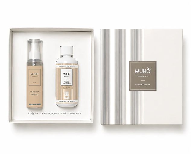 Laundry gift box with dolce latte spray