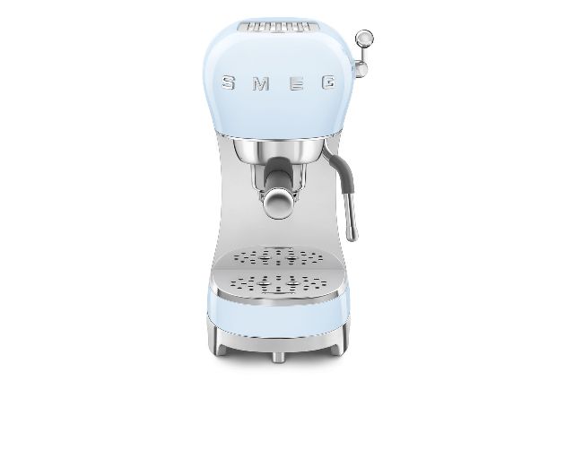 Macchina da caffè manuale azzurra