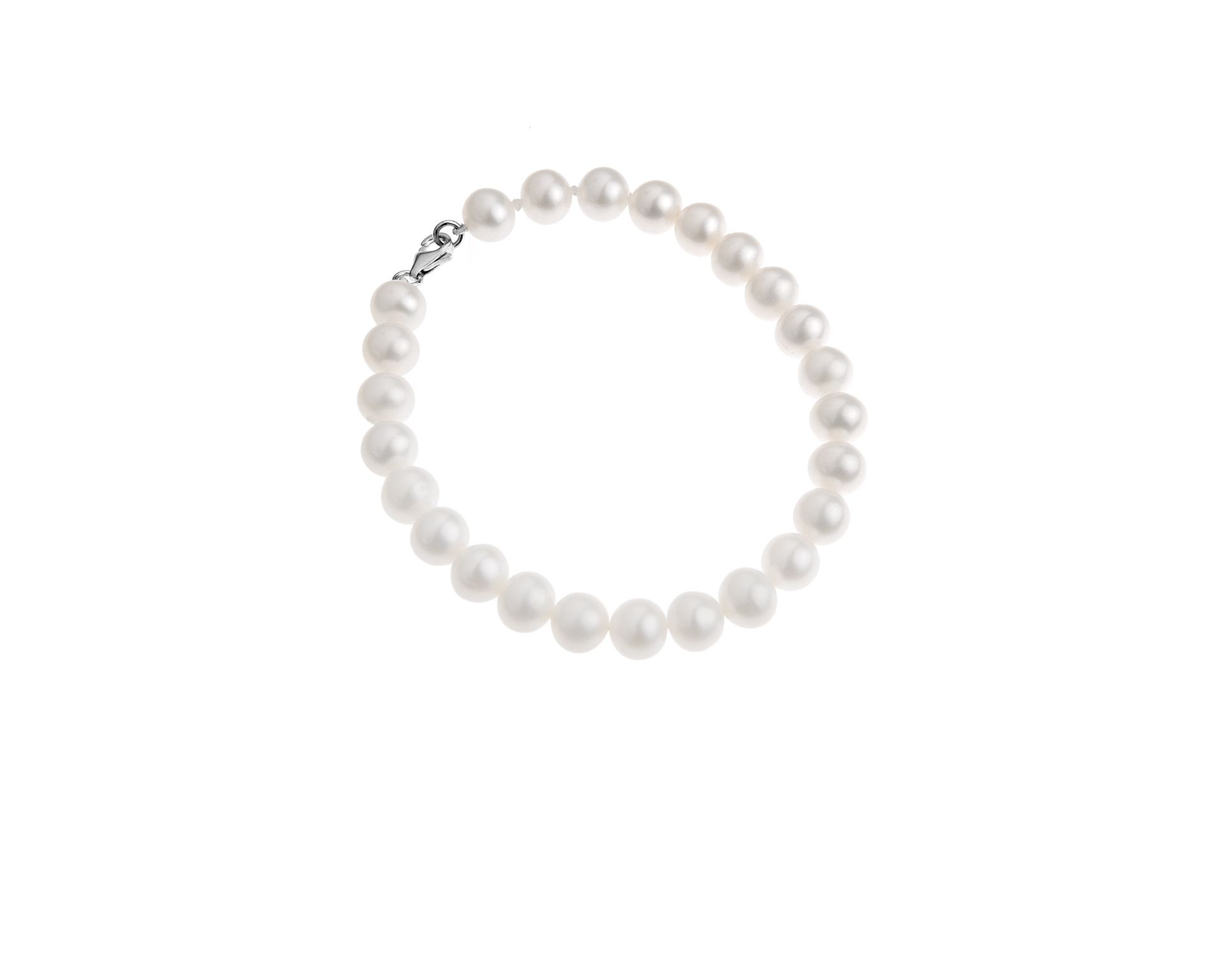 Bracelet Gold 750 And White Pearls Grown 24 Months Selezione Zanolli