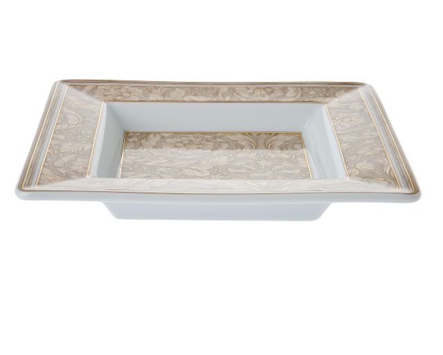 Coppa barocco beige porcellana