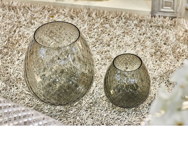 Candle Holder Vase Macrame Xl Murano Glass Grey Nasonmoretti 174187 843macramexlosb