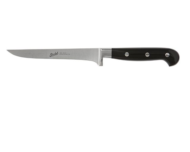 Coltello disosso elegance acciaio con manico nero