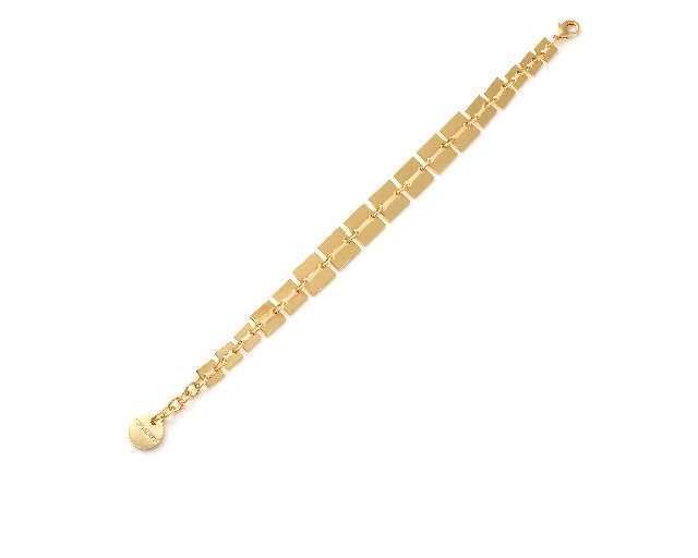 Bracelet lux in gilded bronze